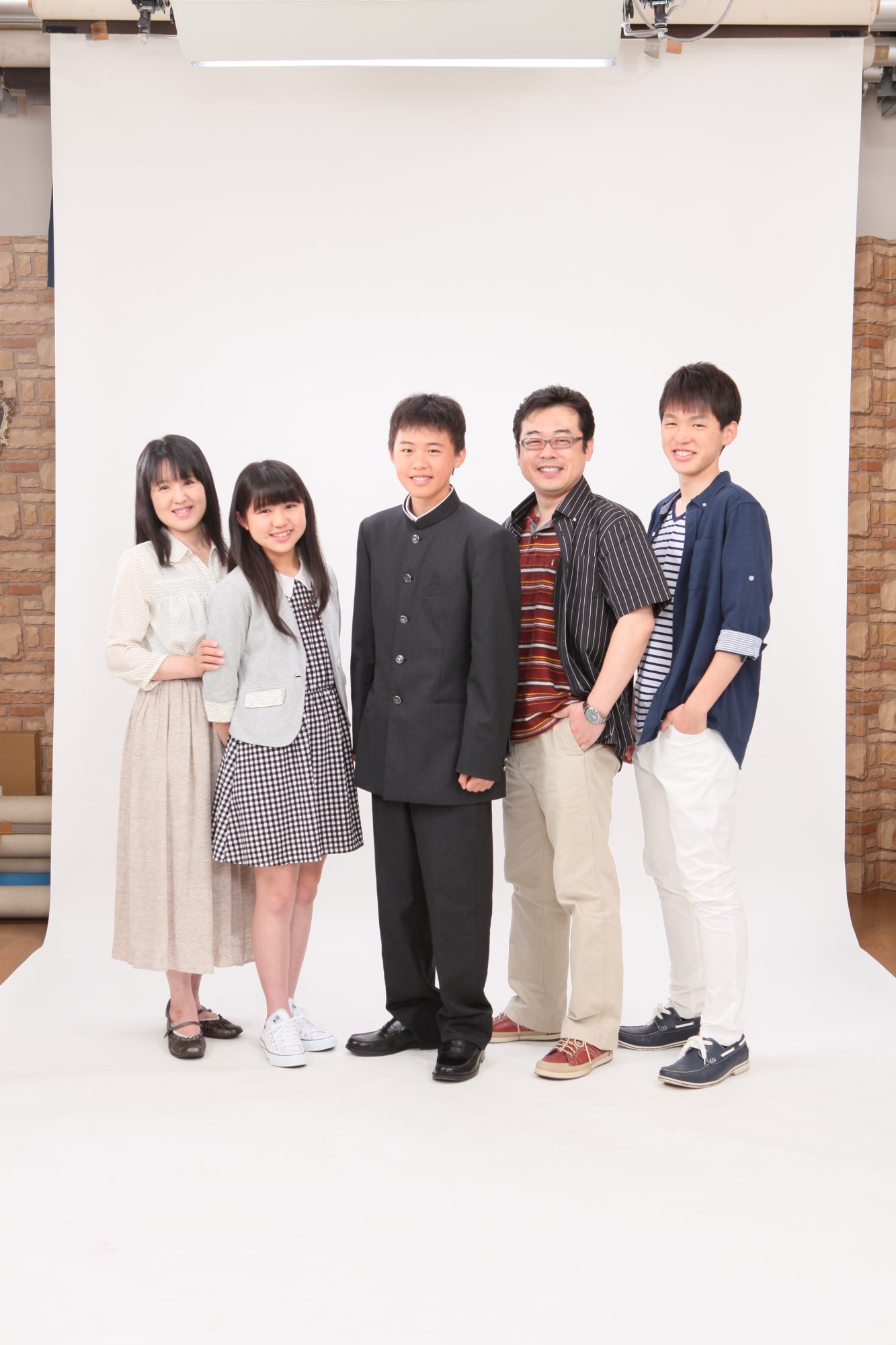 山川様ご家族 平成27年（2015年）