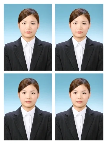 履歴書用証明写真の仕上がり見本